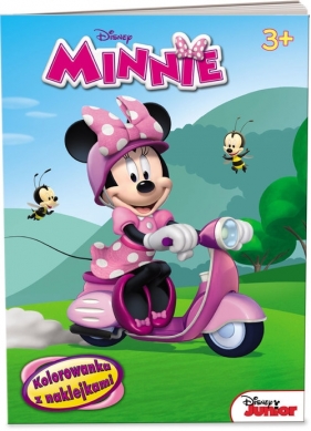 Minnie. Kolorowanka z naklejkami