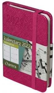 Kalendarz 2022 Awangarda A7 różowy TDW ANTRA