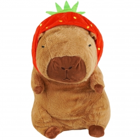 Maskotka - truskawkowa kapibara, 40 cm