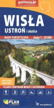 Mapa - Wisła, Ustroń i okolice 1:20 000 - Opracowanie zbiorowe