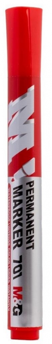 Marker suchościeralny 1-3 mm czerwony (10szt) M&G