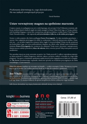 Klucz do sekretu Przyciągnij do siebie wszystko, czego pragniesz (Uszkodzona okładka) - Joe Vitale