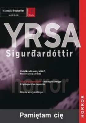 Pamiętam cię - Sigurdardottir Yrsa