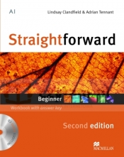 Straightforward 2ed Beginner WB with key +CD - Tennant Adrian, Clandfield Lindsay