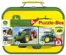 Puzzle 2x60 + 2x100 w walizce John Deere (106700)