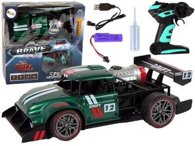 Auto R/C 1:16 zdalnie sterowane zielone