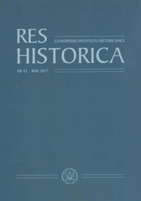 Res Historica T.43 - Praca zbiorowa