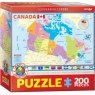 Puzzle 200 Smartkids EG-Map of Canada for Kids 6200-0797 6+