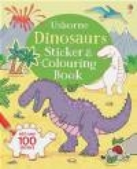Dinosaurs Sticker and Colouring Book
