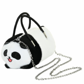 Torba pluszowa Panda czarno biała 20cm