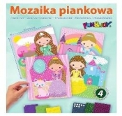 Mozaiki piankowe Księżniczki 4 wzory
