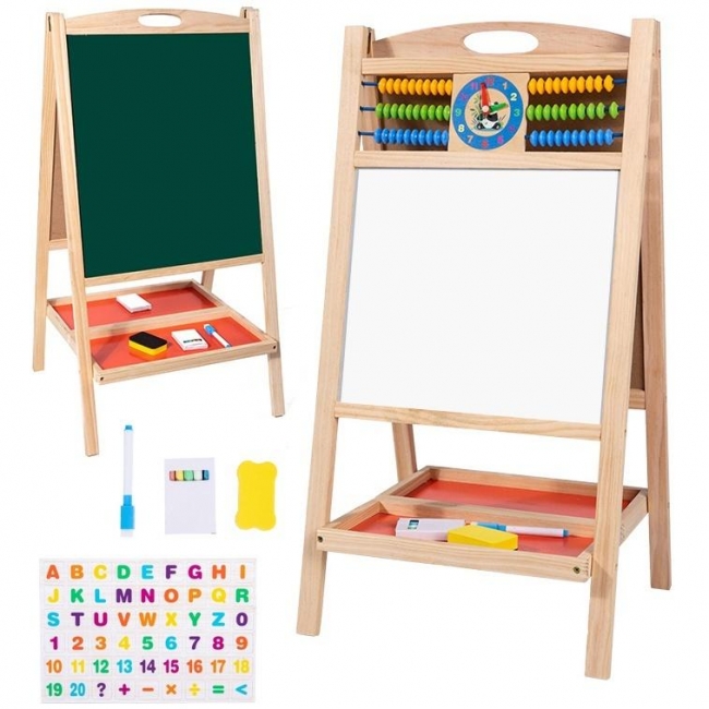 <img src='https://webimage.pl/pics/971/9/d5901353689971.jpg' style='height:440px' /> Tablica dwustronna drewniana 70cm