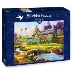 Bluebird Puzzle 1500: Kolorowa chatka (70097)