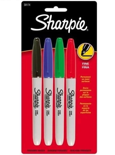 Marker Sharpie Fine - 4 kolory (SHP-0810970)
