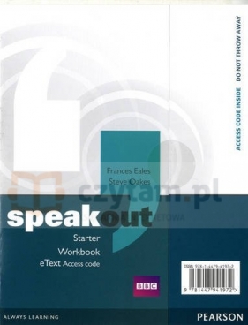 Speakout Starter WB eText AccessCard - Frances Eales, Steve Oakes
