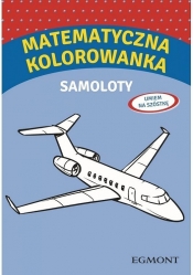 Matematyczna kolorowanka Samoloty