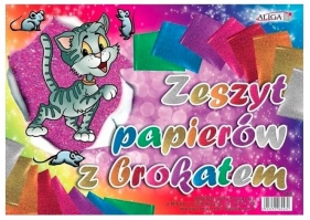 Zeszyt papierów z brokatem B4