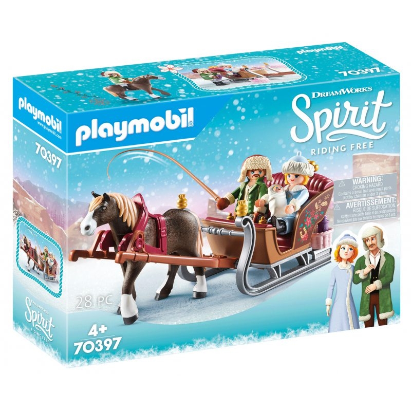 Playmobil Spirit: Zimowa jazda saniami (70397) (Uszkodzone opakowanie)