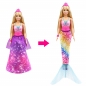 Barbie Dreamtopia: Syrenia przemiana - lalka Barbie (GTF91/GTF92)