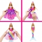 Barbie Dreamtopia: Syrenia przemiana - lalka Barbie (GTF91/GTF92)