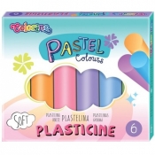 Plastelina Colorino, 6 kolorów - pastelowe (84972PTR)