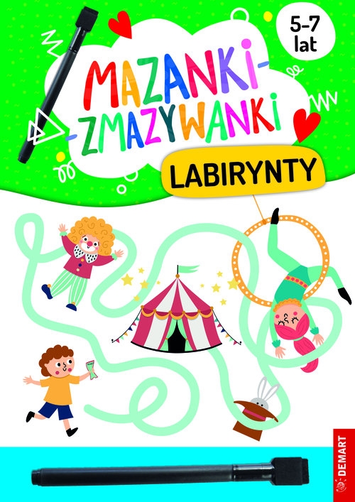 Mazanki-zmazywanki. Labirynty