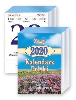 Kalendarz zdzierak 2020 -Nowy kalendarz Polski KL5