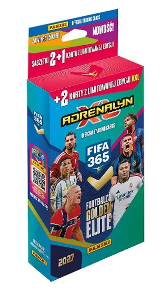 <img src='https://webimage.pl/pics/972/8/d8051708038972Z6159.jpg' style='height:440px' /> Karty Panini Fifa 365 Adrenalyn XL 2027 Blister XXL