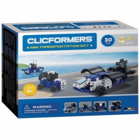 Klocki Clicformers Mini Transportation Set 30 el.