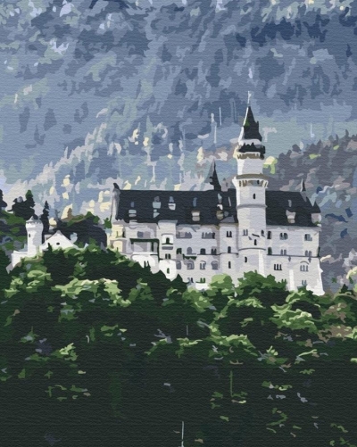 Malowanie po numerach - Neuschwanstein 40x50cm