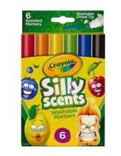 Markery zapachowe Silly Scents 6 kolorów CRAYOLA