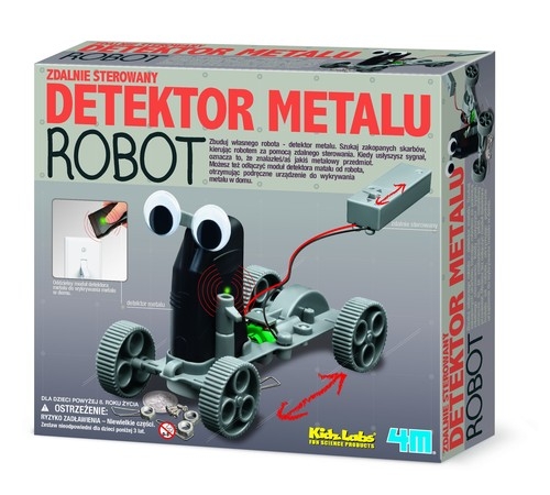 Zdalnie sterowany detektor metalu - robot (3297)