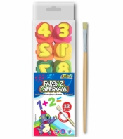 Farby z cyferkami 20ml Kolori - 12 kolorów