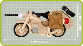 Cobi: Mała Armia. BMW R75 Sahara - motocykl z bocznym wózkiem (2397)