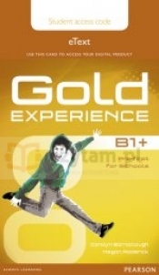 Gold Experience B1+ eText SB AccessCodeCard