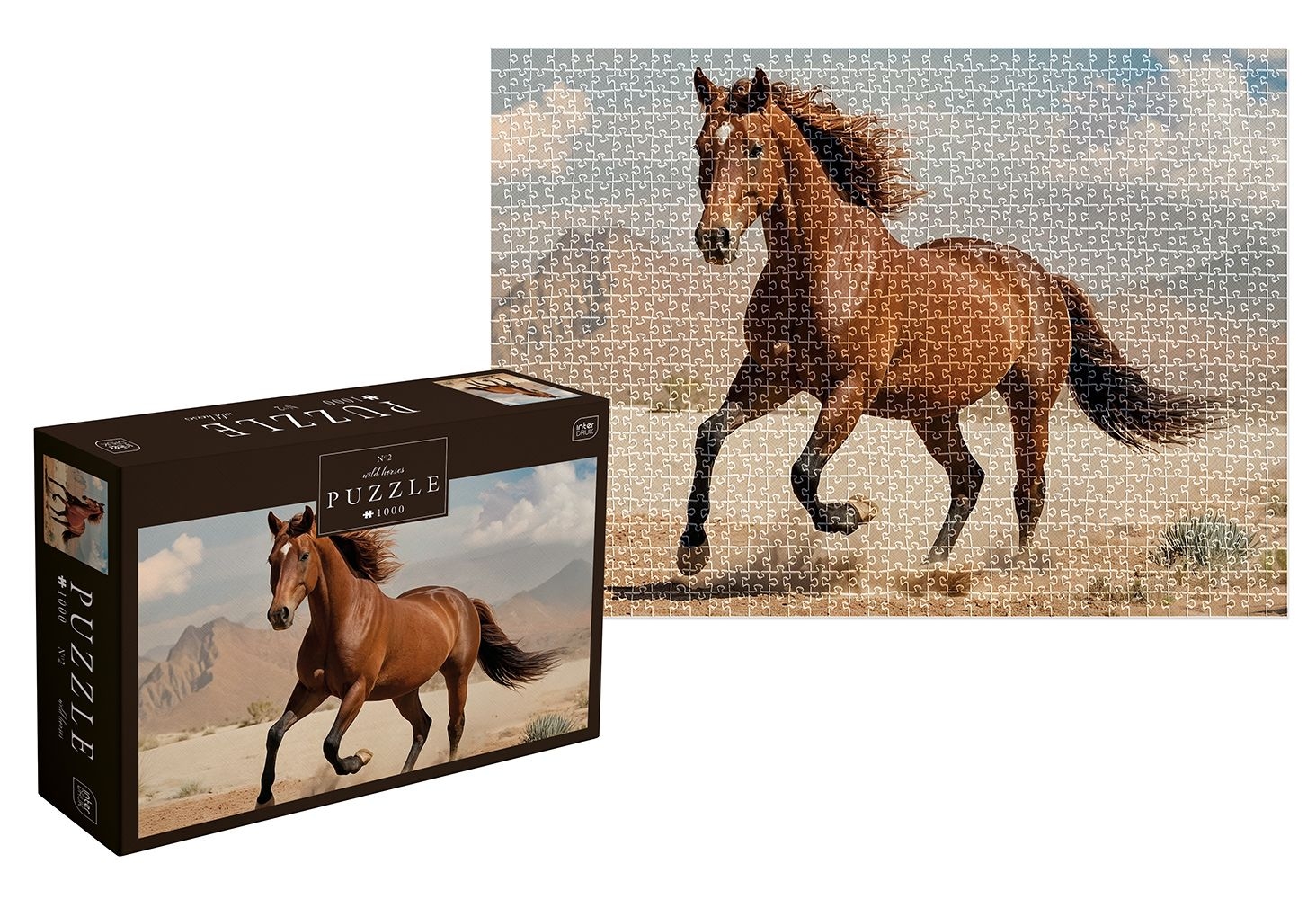 Puzzle 1000: Wild Horses 2 - Free Spirit