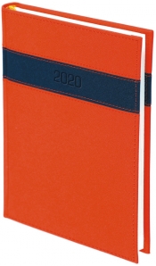 Kalendarz 2020 A5 dzienny Malaga czerwony (A5D096B-MALAGA CZERWONY)