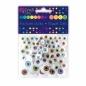 Ruchome oczka mix naturalne 72 szt.