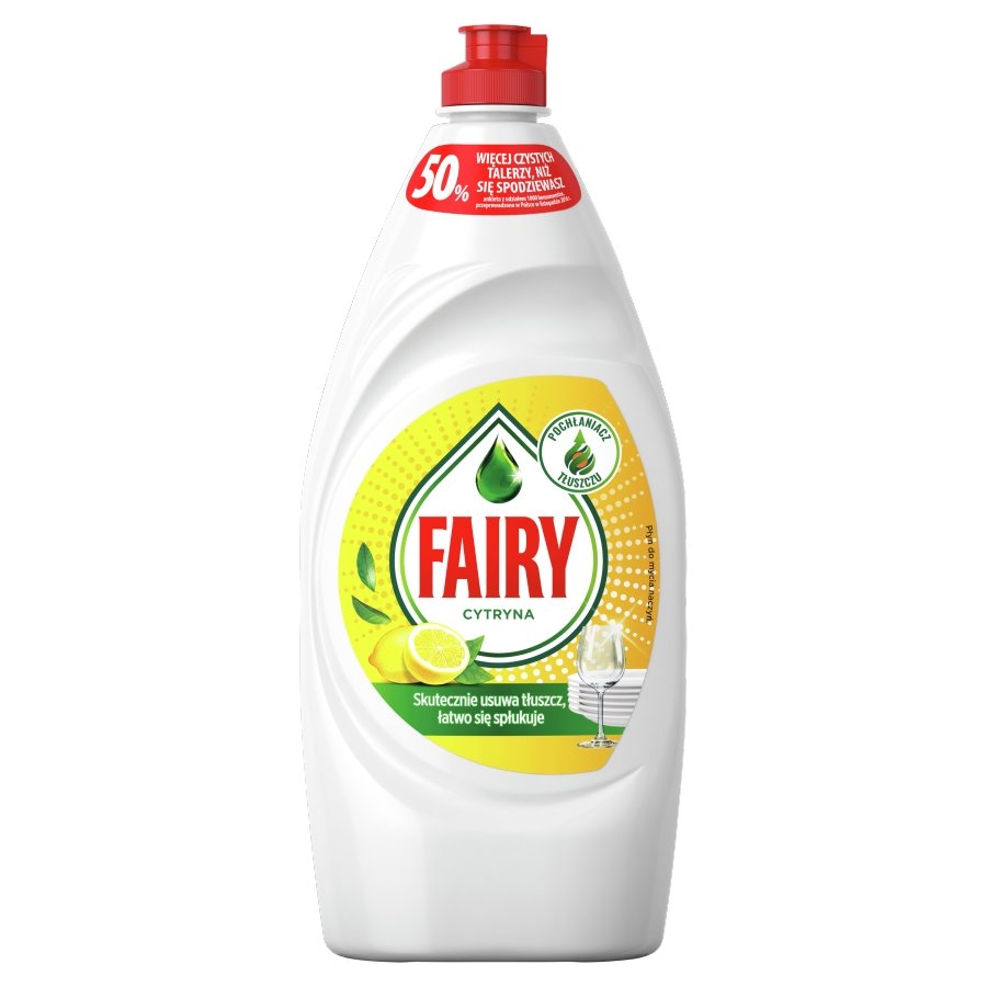 Fairy, płyn do mycia naczyń - Cytryna, 900ml
