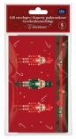 Koperty podarunkowe 22x11cm 120g - Christmas, 5 szt.