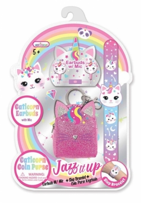 Słuchawki+portfelik+bransoletka slap Kotorożec