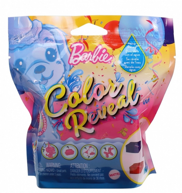 Figurka Barbie Color Reveal Zwierzątko Imprezowe (GTT13/ GTN04)