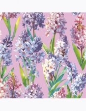 Serwetki DAISY Lunch SD 330x330 Kwiaty fioletowo-różowe 010201