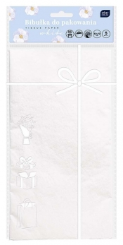 Bibułka do pakowania 50x70cm biała