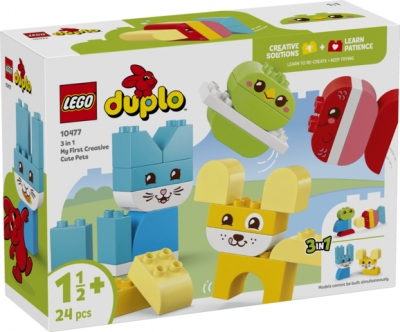 LEGO Duplo kreatywne zwierzaki 3w1 10477
