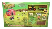 Farma Traktor metalowy z akcesoriami