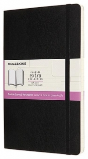 Notes L 13x21cm linia/ gładki 192K BR czarny