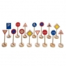  Znaki drogowe drewniane (GOKI-WM 397)zestaw do zabawy