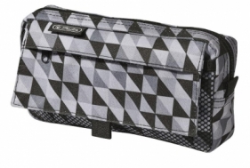 Piórnik kosmetyczka, 2 kieszenie - Geometric Black (50022045)