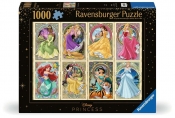 Ravensburger, Puzzle 1000: Disney - Księżniczki Art Nouveau (12000497)